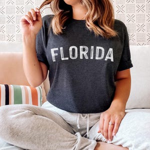 Florida T-Shirt, Paint Text Unisex Florida Shirt - Personalization Available
