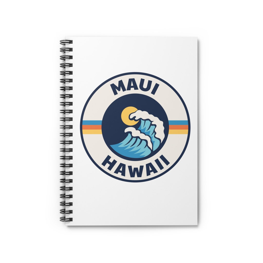 Maui, Hawaii Notebook, Spiral Notebook Ruled Line Maui Journal - Etsy