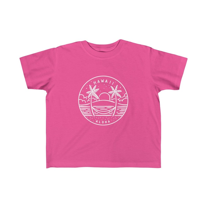 Hawaii Toddler Shirt, State Design Hawaii Kid's T-Shirt image 7