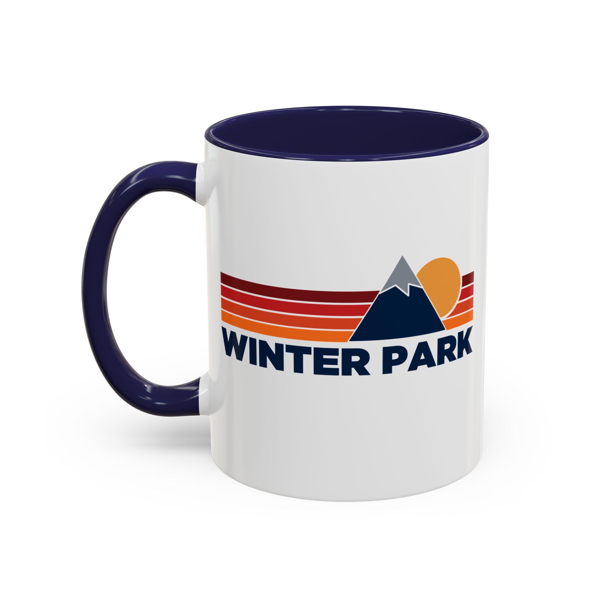 Winter Park Colorado Mountain Sunset Coffee Mug - Vibrant Ceramic