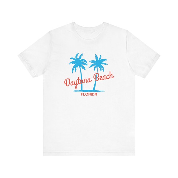 【oan】Florida Daytona Short Sleeve T-shirt NASCAR Racing Car 48 Daytona Beach Florida Mens and Womens