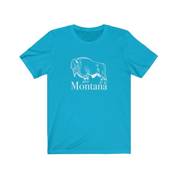 Montana Buffalo T Shirt - chemise Montana unisexe adulte adulte adulte 899614 Montana Buffalo T Shirt - chemise Montana unisexe adulte adulte adulte 899614