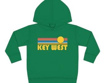 Key West, Florida Toddler Hoodie, Retro Sunrise Unisex Key West Toddler Sweatshirt