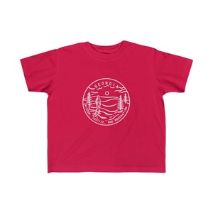T-shirt Georgia pour tout-petit, State Design Georgia pour enfant - Personnalisation disponible