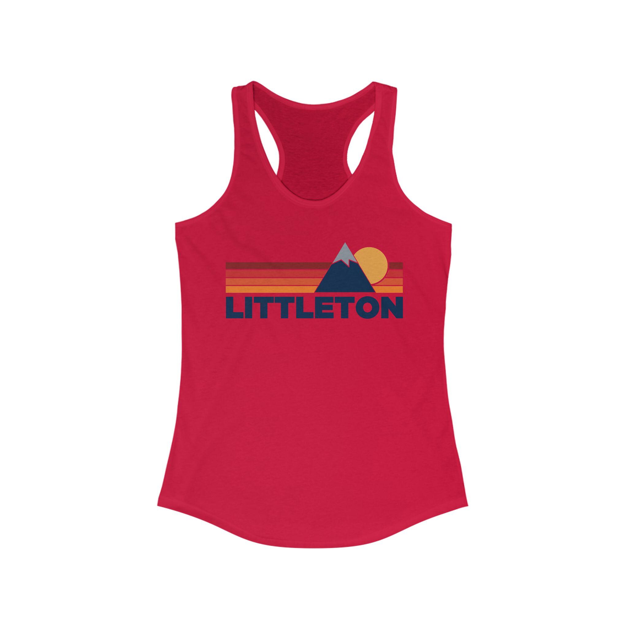 Women's Vacation Tank Top - 'Take Me To Mountain' Graphic, Red, Large, Sleeveless - View #2