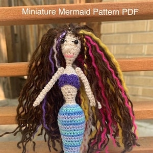 Miniature Mermaid Pattern PDF