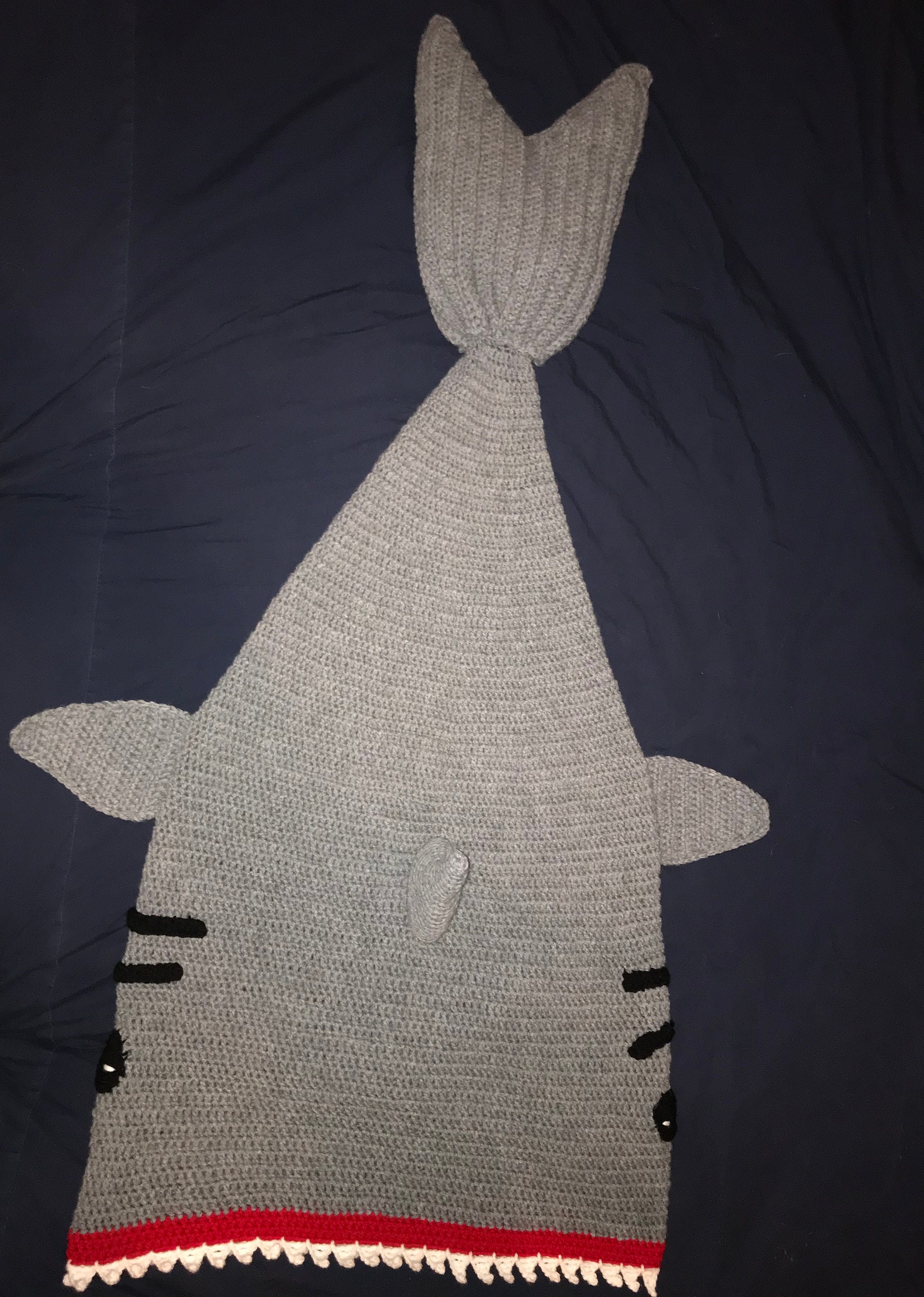 Shark Tail Blanket Etsy