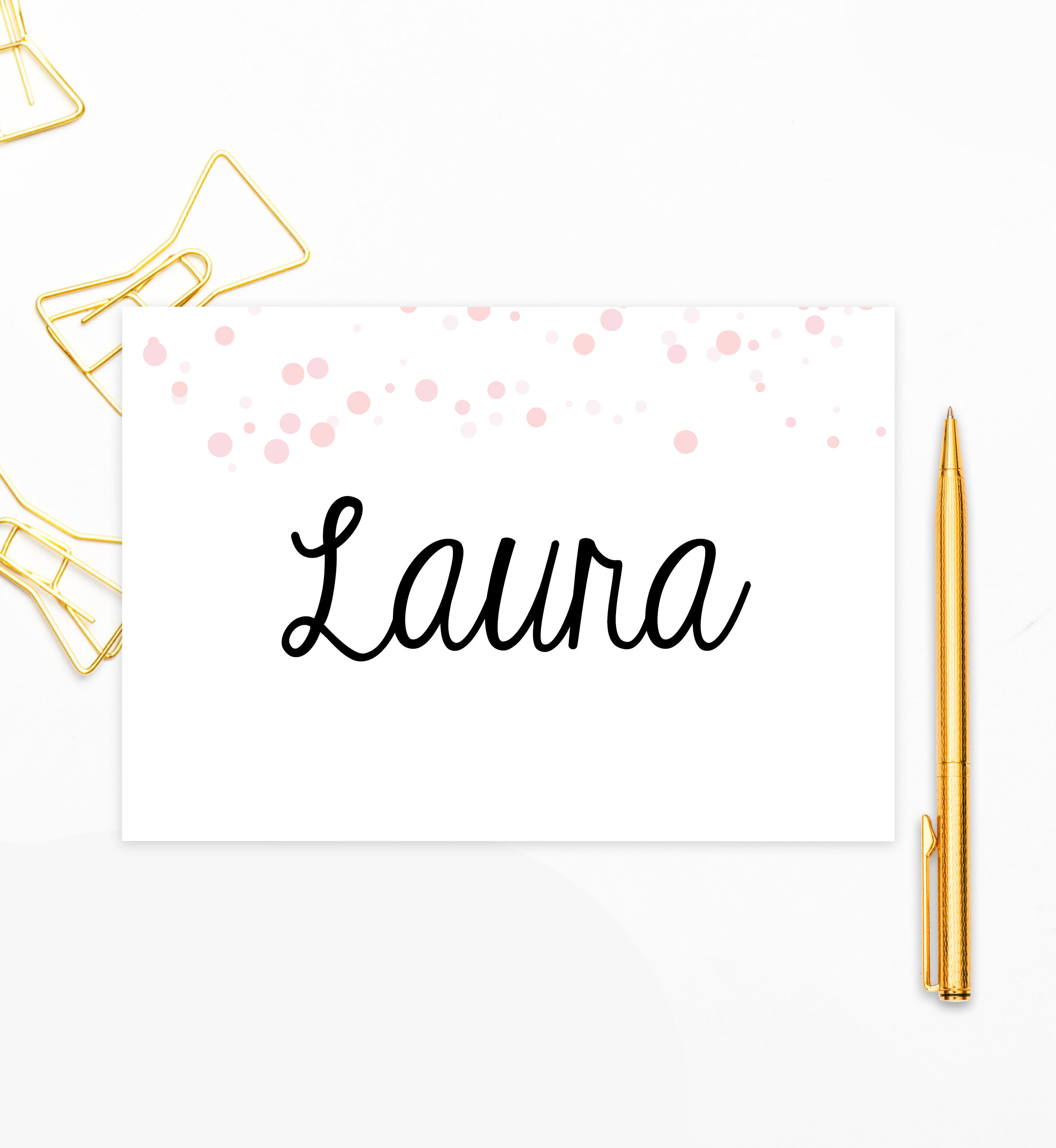 Bridal Shower Name Tags Wedding Shower Name Tags Pink and Etsy