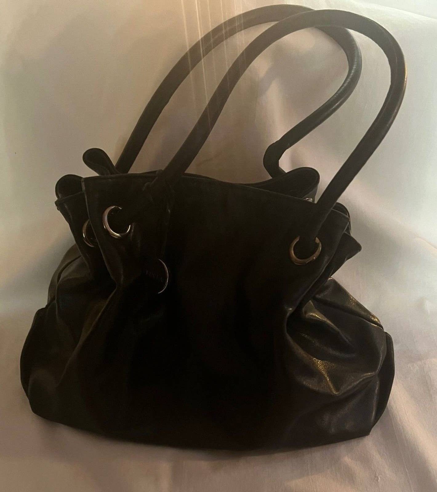 Furla soft leather clearance handbag