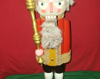 Vintage Erzgebirge King Nutcracker: East Germany
