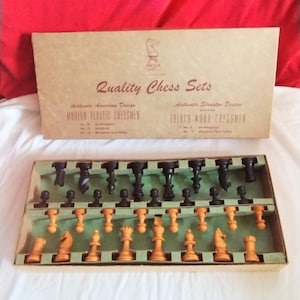 ドイツ製 手作り 木製 折畳み ドイツのアンティーク店で購入♪ チェス盤　 美品 Drueke chess set - Etsy 日本