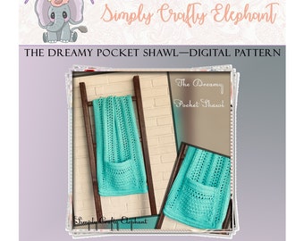 The Dreamy Pocket Shawl - Digital Download