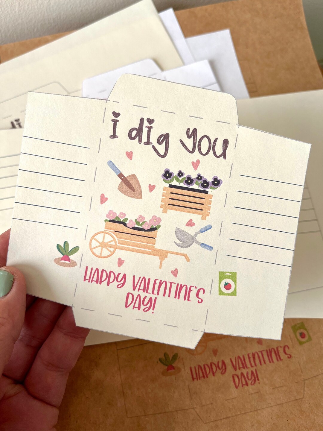 DIY Seed Packets Printable Valentine's Day Envelopes 2 - Etsy