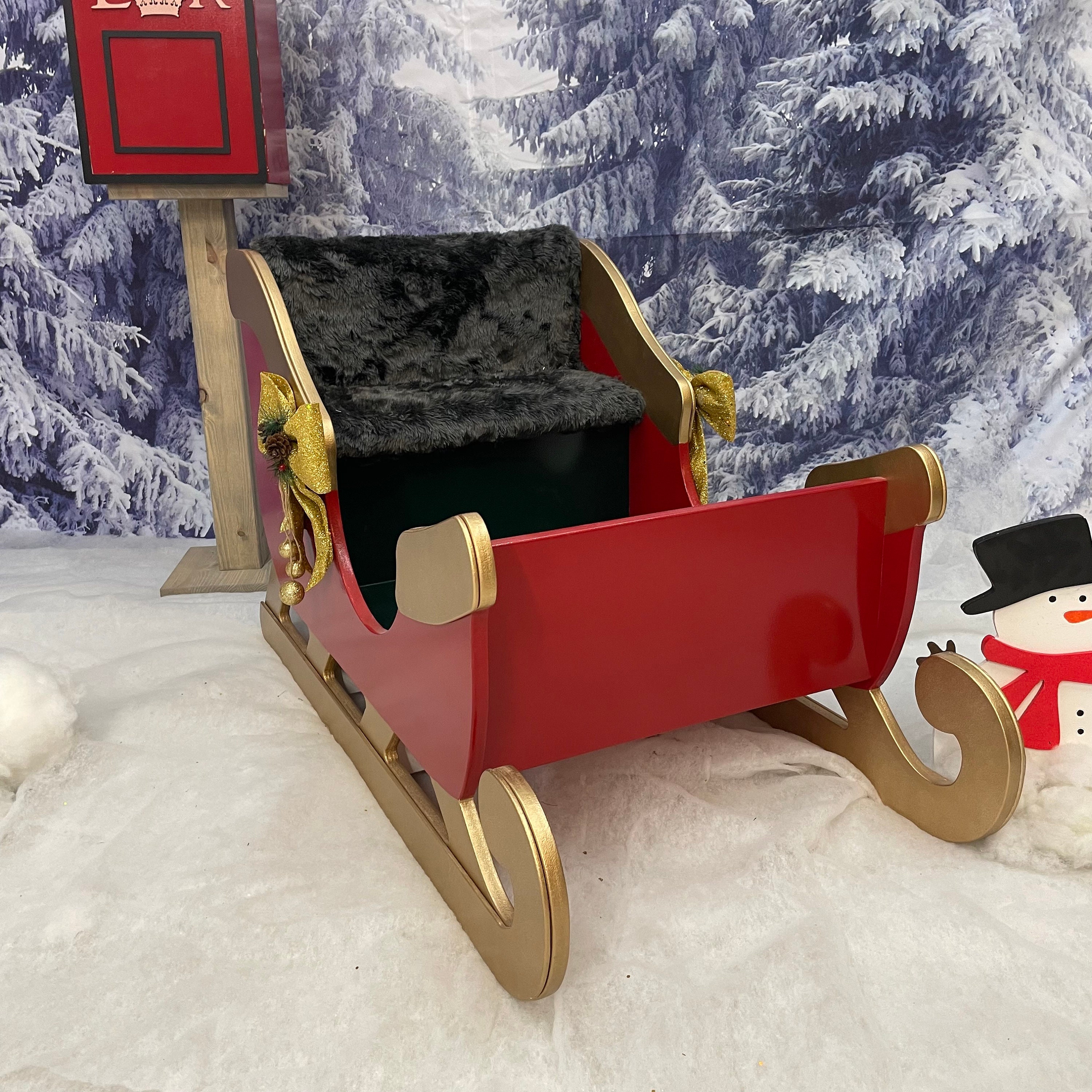 Handmade Large Santa Sleigh Christmas Postbox Snowman Etsy UK