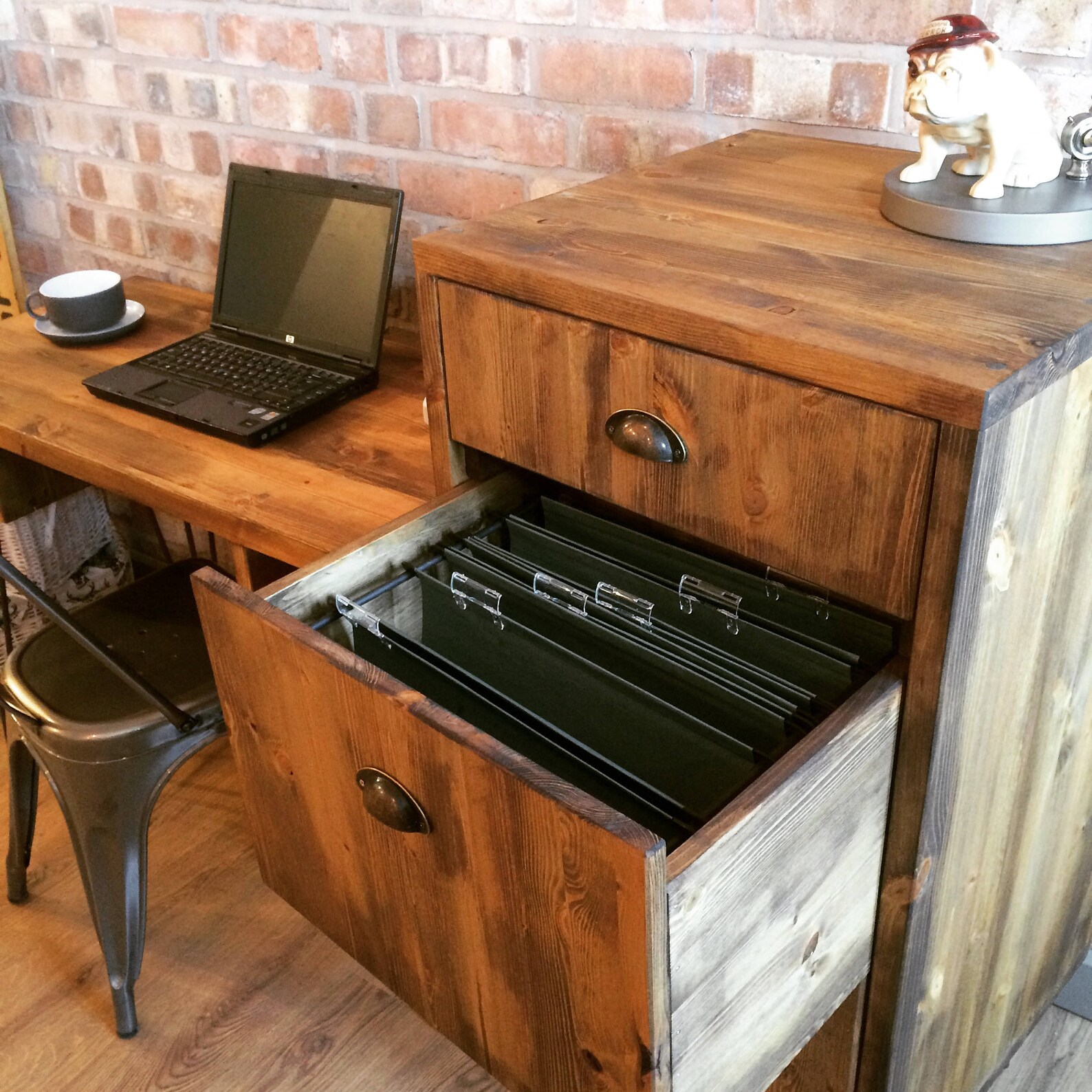 Rustic Industrial Style Vintage Retro Office Filing / Etsy