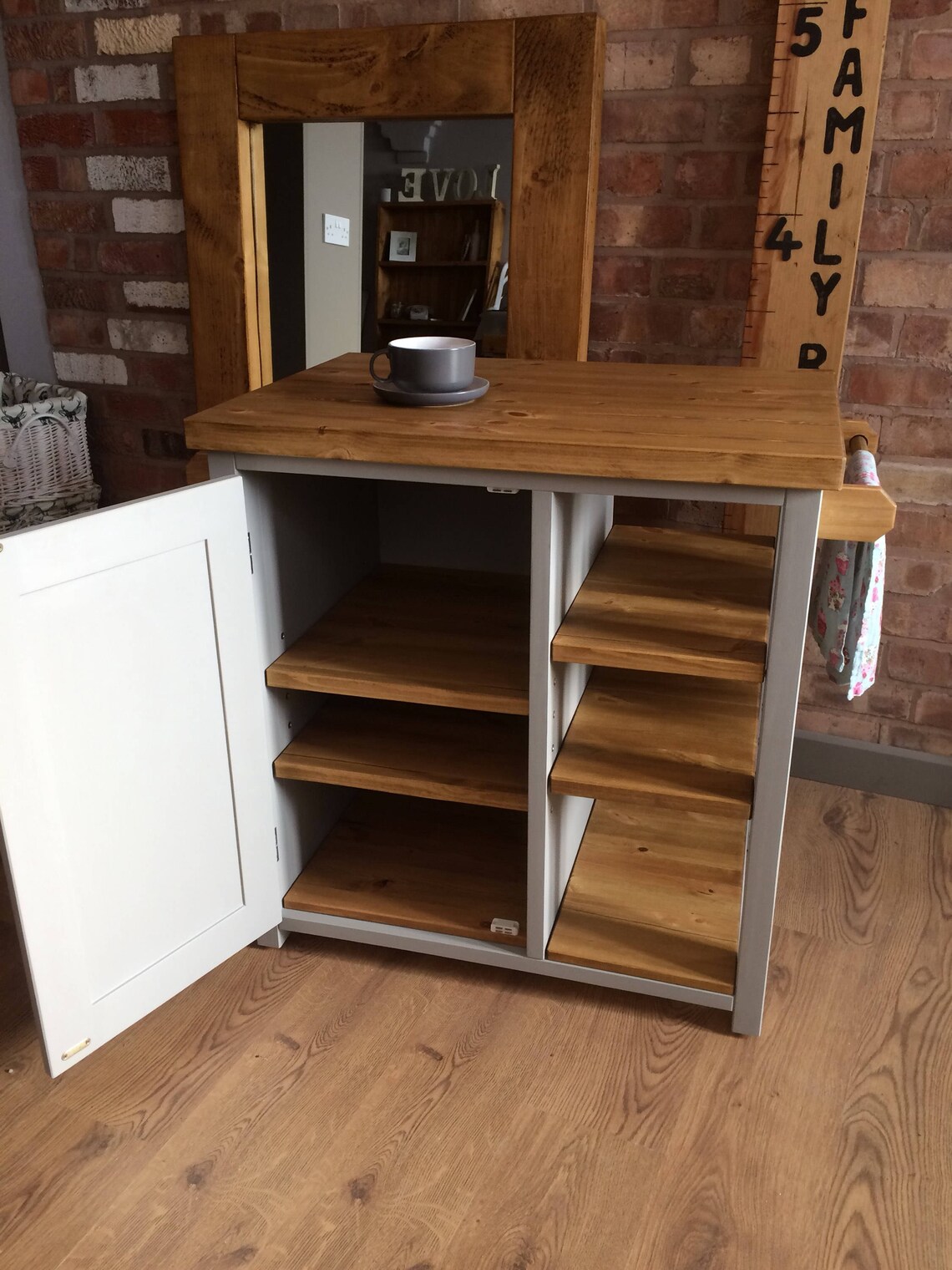 Handmade Solid Pine Kitchen Island / Butchers Block Choice Etsy UK