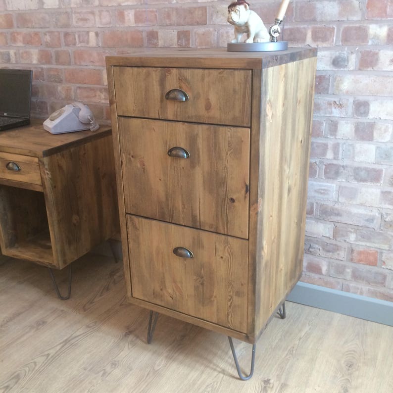 Rustic Industrial Style Vintage Retro Office Filing / Etsy UK