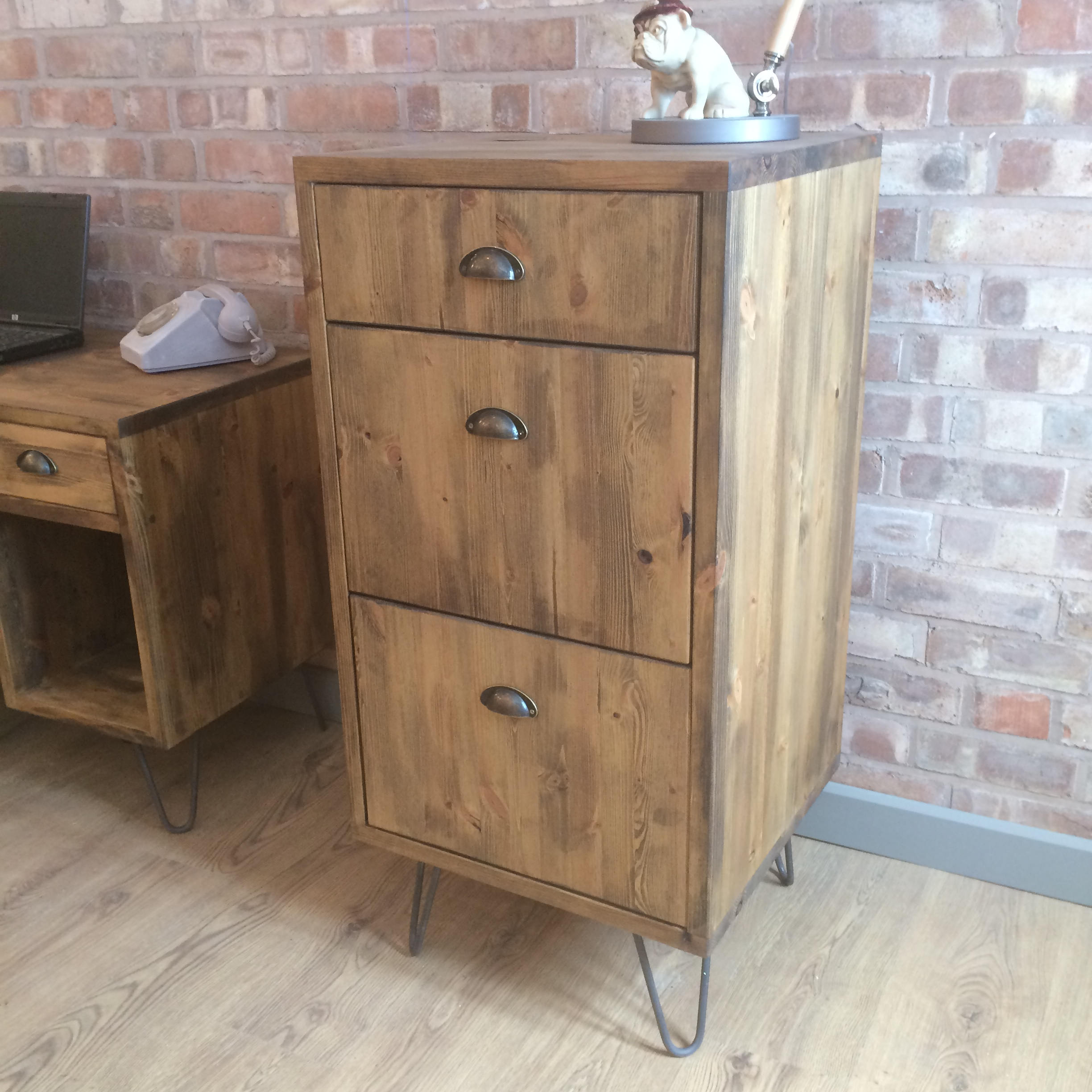 Rustic Industrial Style Vintage Retro Office Filing / Etsy UK