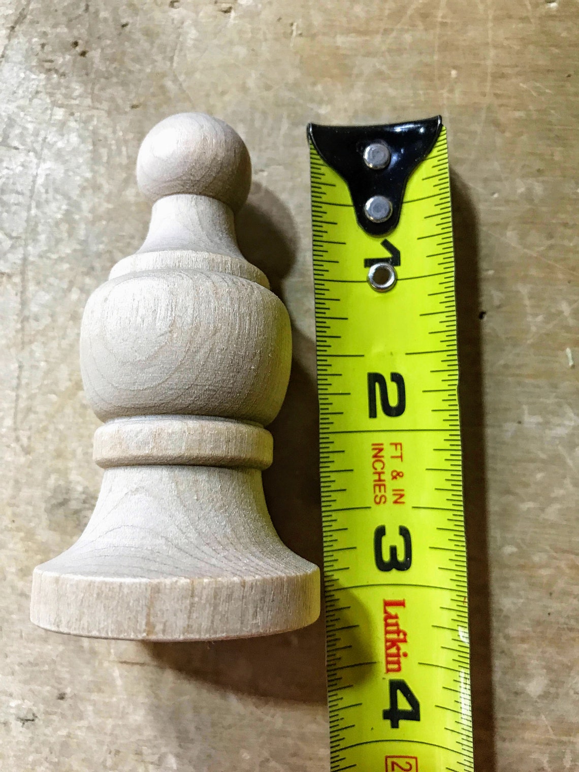 Unfinished Wood Finials Small Finials Curtain Ends Curtain Etsy