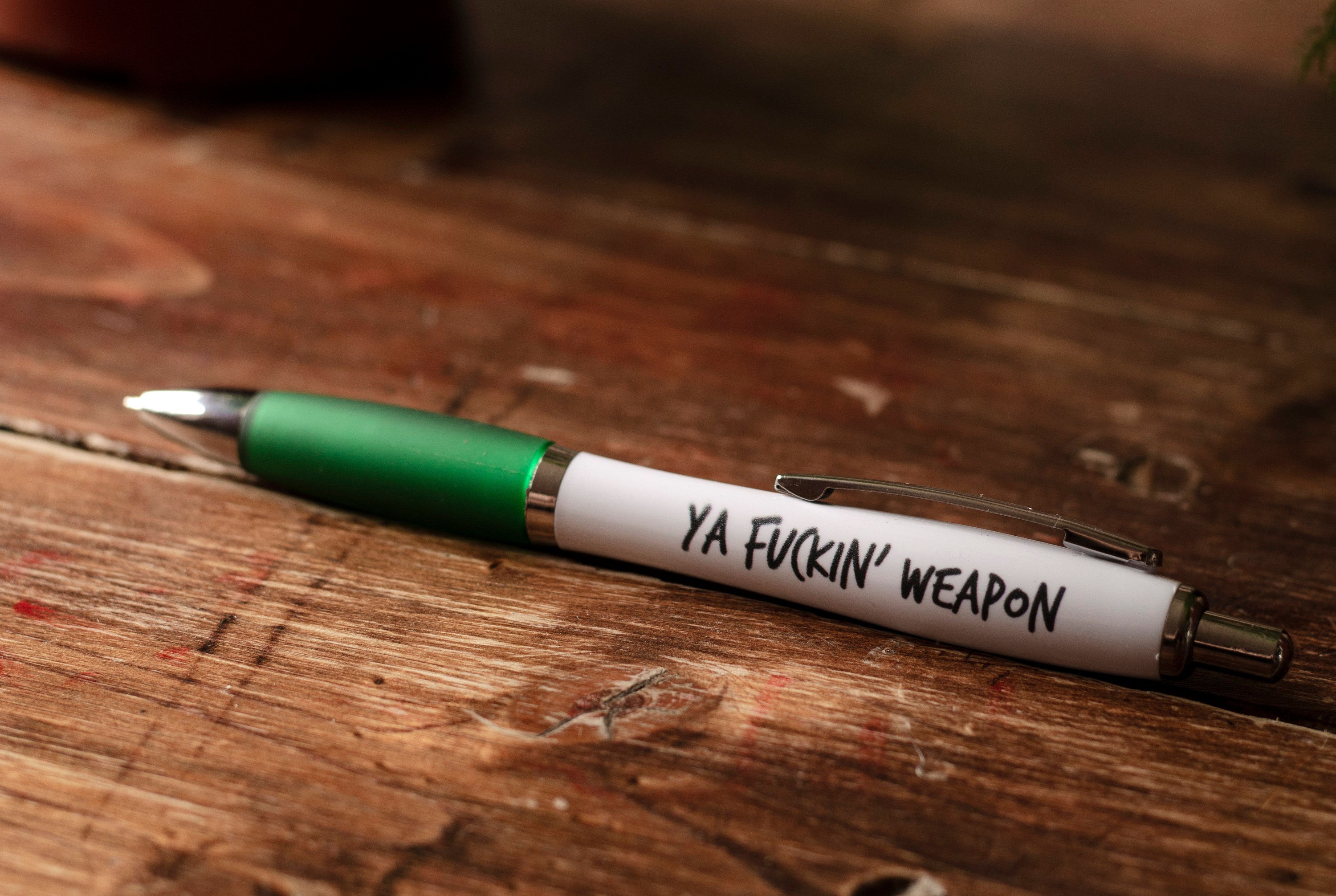 Personalized Funny Pens Secret Santa Office Stationary Insult Rude  Profanity Pen