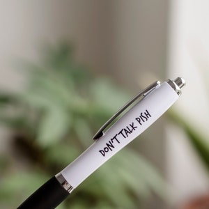 SWEARY PENS / Lustige Unhöfliche Stifte / Nur für Erwachsene / Schottisches Geplänkel / Don't Talk P*sh