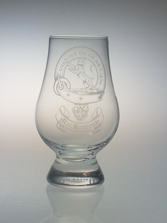 Scottish Clan Badge Engraved Glencairn Glasses List One - Engraved Glencairn Whiskey Glasses Scottish Clan Badge Engraved Glencairn Glasses List One - Engraved Glencairn Whiskey Glasses