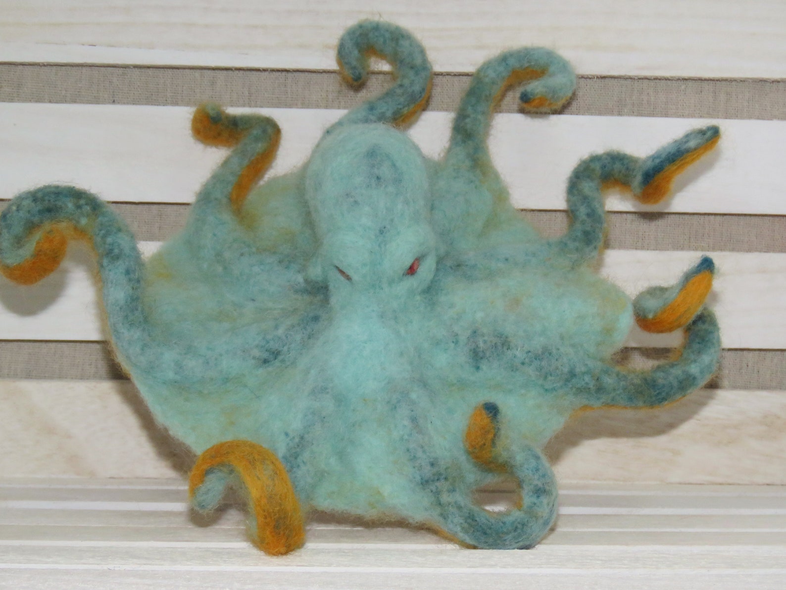Needle Felt Octopus Sculpture Made to Order Etsy