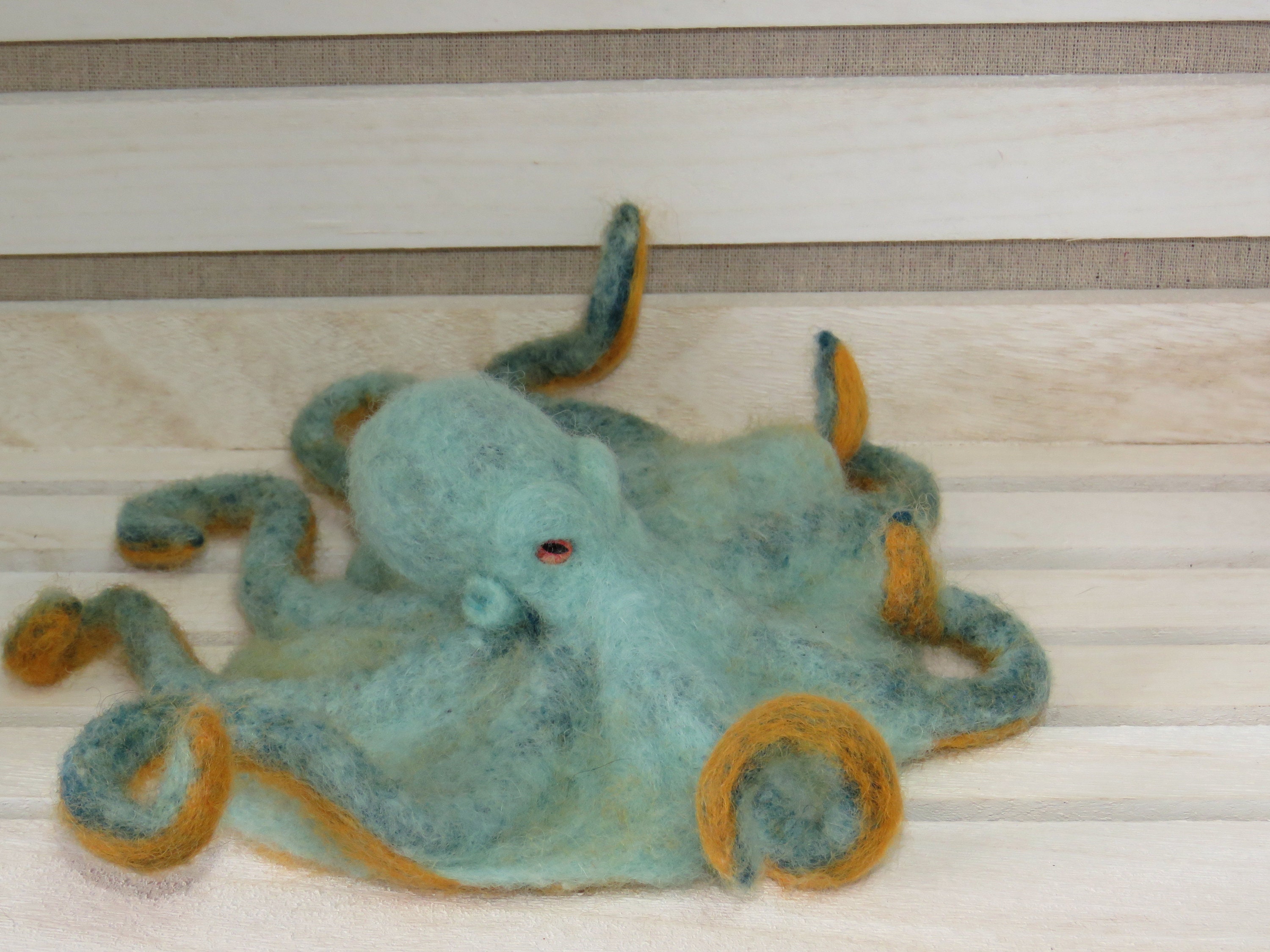 Needle Felt Octopus Sculpture Made to Order Etsy