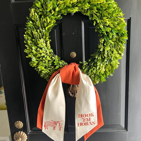 University of Texas Wreath Sash