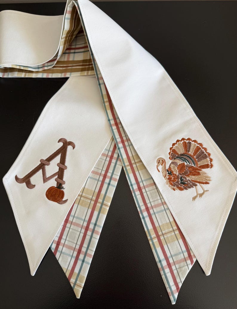 Thanksgiving Wreath Sash