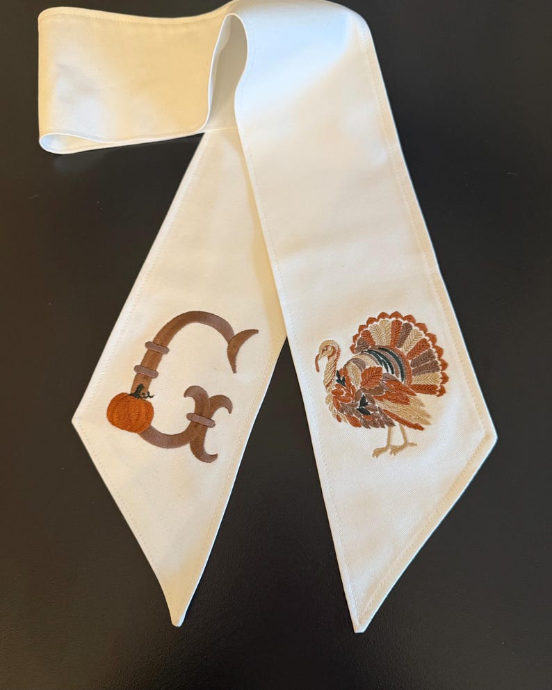 Thanksgiving Wreath Sash