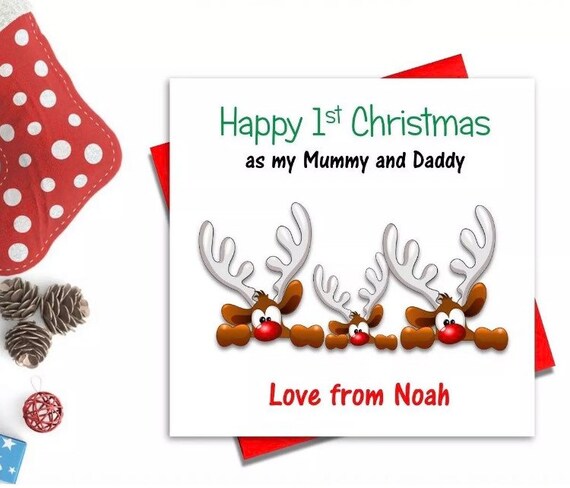mummy and daddy first christmas