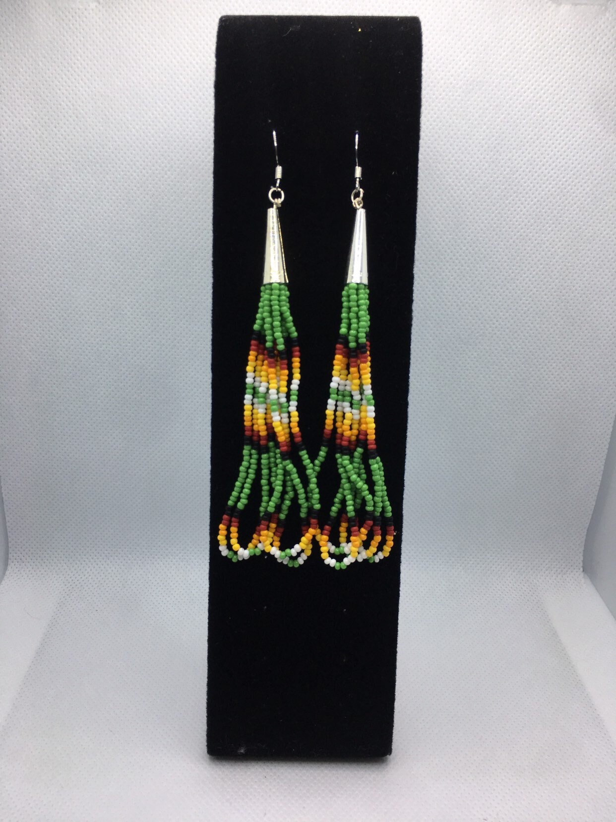 4.5 long Native made cone dangle earrings Etsy