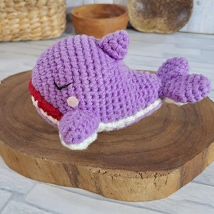PDF Pattern Amigurumi BTS Purple Whale