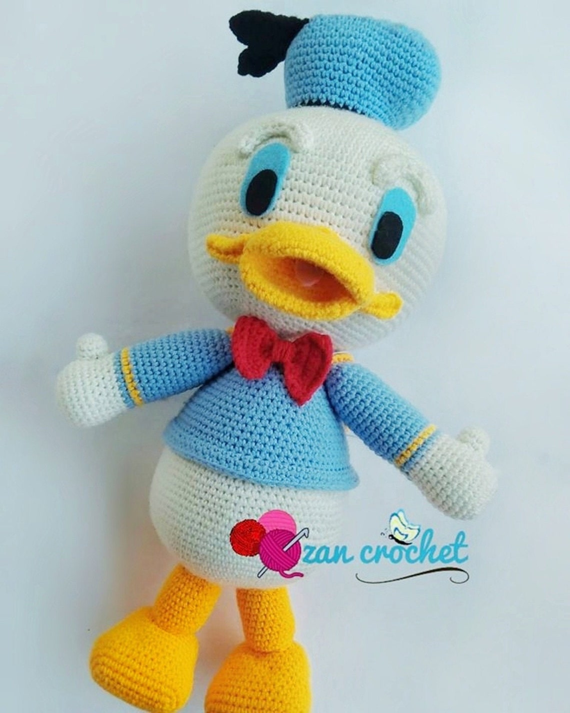 Amigurumi Donald Duck Big Size Amigurumi | Etsy