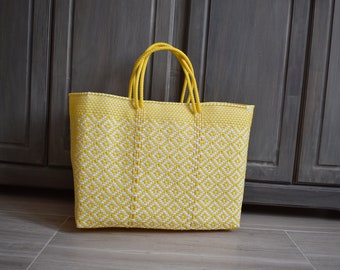 Handcrafted bags from Mexico, BIG TOTE BAG, hand-woven. For the beach or daily shopping, easy to wash. We handle wholesale!!