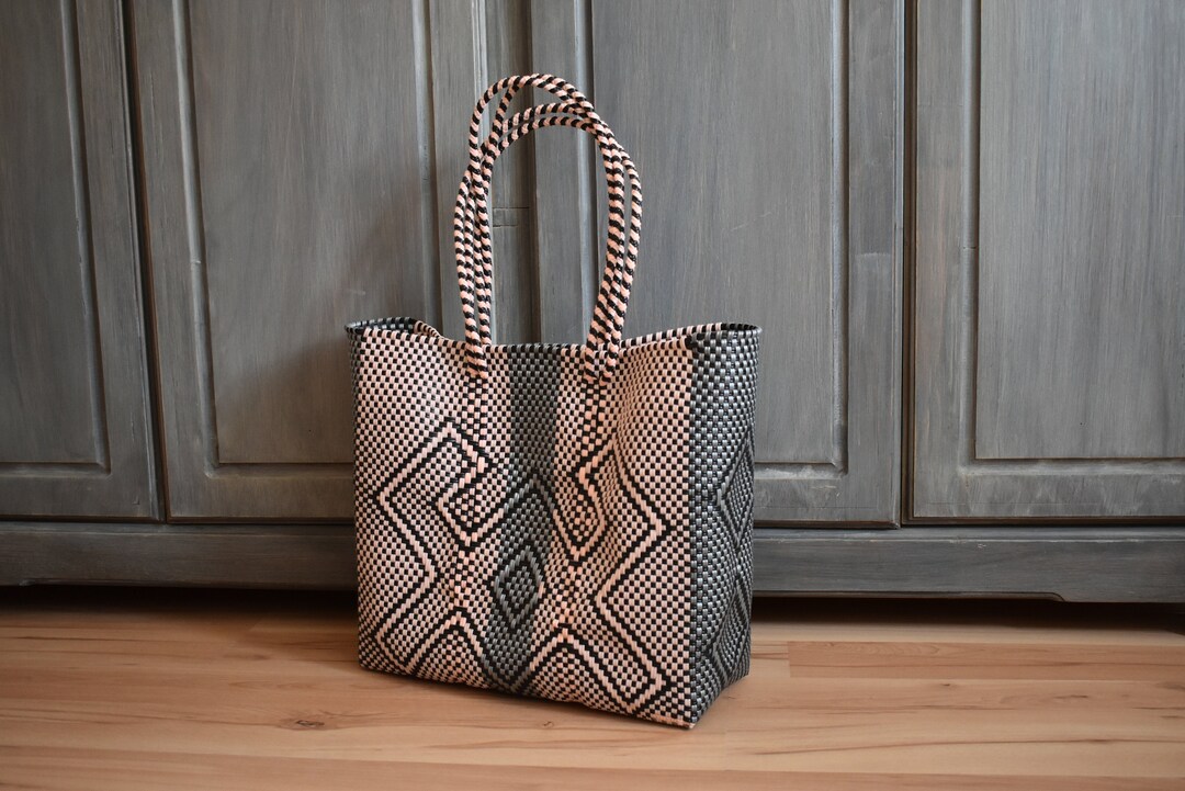 Handmade Bags From Mexico MEDIUM BASKET Handwoven. Etsy Canada