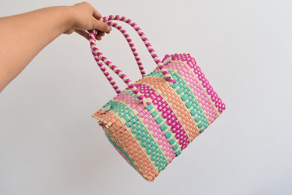 Handcrafted Bags From Mexico 1 BOY LONCHER. for the Beach or Daily Shopping Easy to Wash. We Handle Wholesale 2516cm Etsy