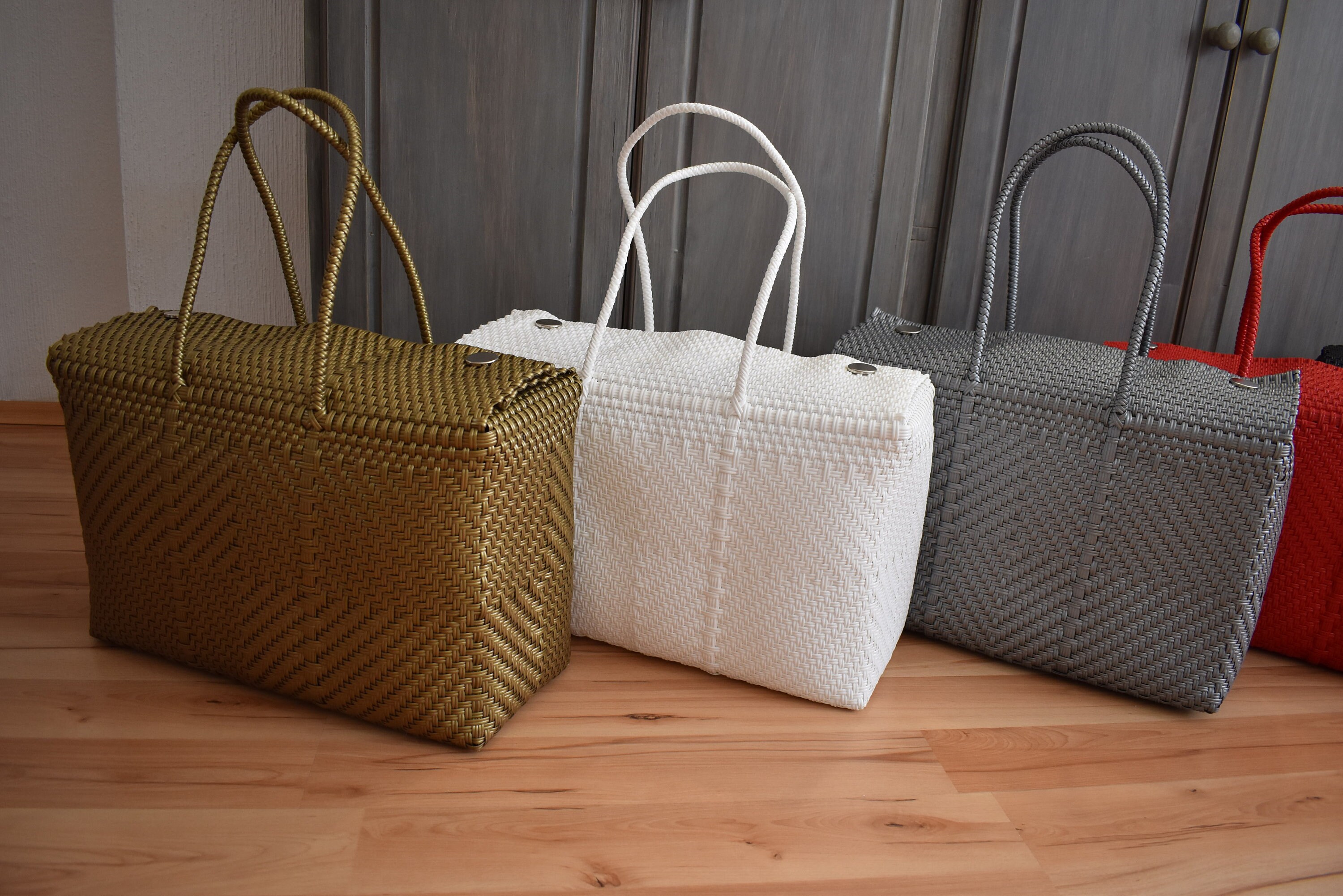 Hand Woven Recycled Plastic Tote Bag — TURTLE & HARE