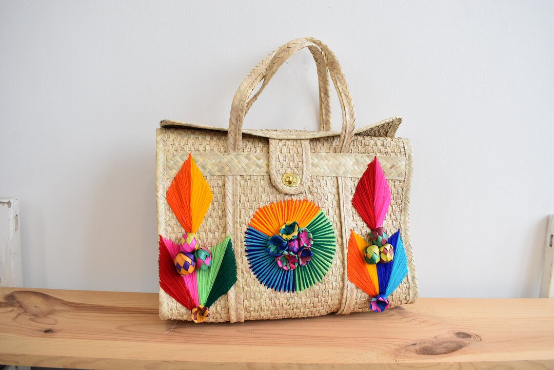 Mexican Handicraft Bag, Handmade Bag From Mexico. Palma Bag. Wholesale