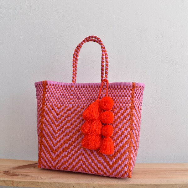 Handmade bags from Mexico, 1 MEDIUM TOTE, handwoven. For the beach or daily shopping, easy to wash. We handle wholesale!!