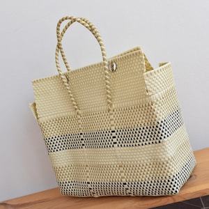 Handgewebte XL-Lunchtasche 45*30*17 cm. Lunchtasche für den Strand. Mexikanische Tasche. Picknicktasche. Taschenmarkt. Einkaufstüte. Pooltasche. Öko-Tasche. Auch im Großhandel.