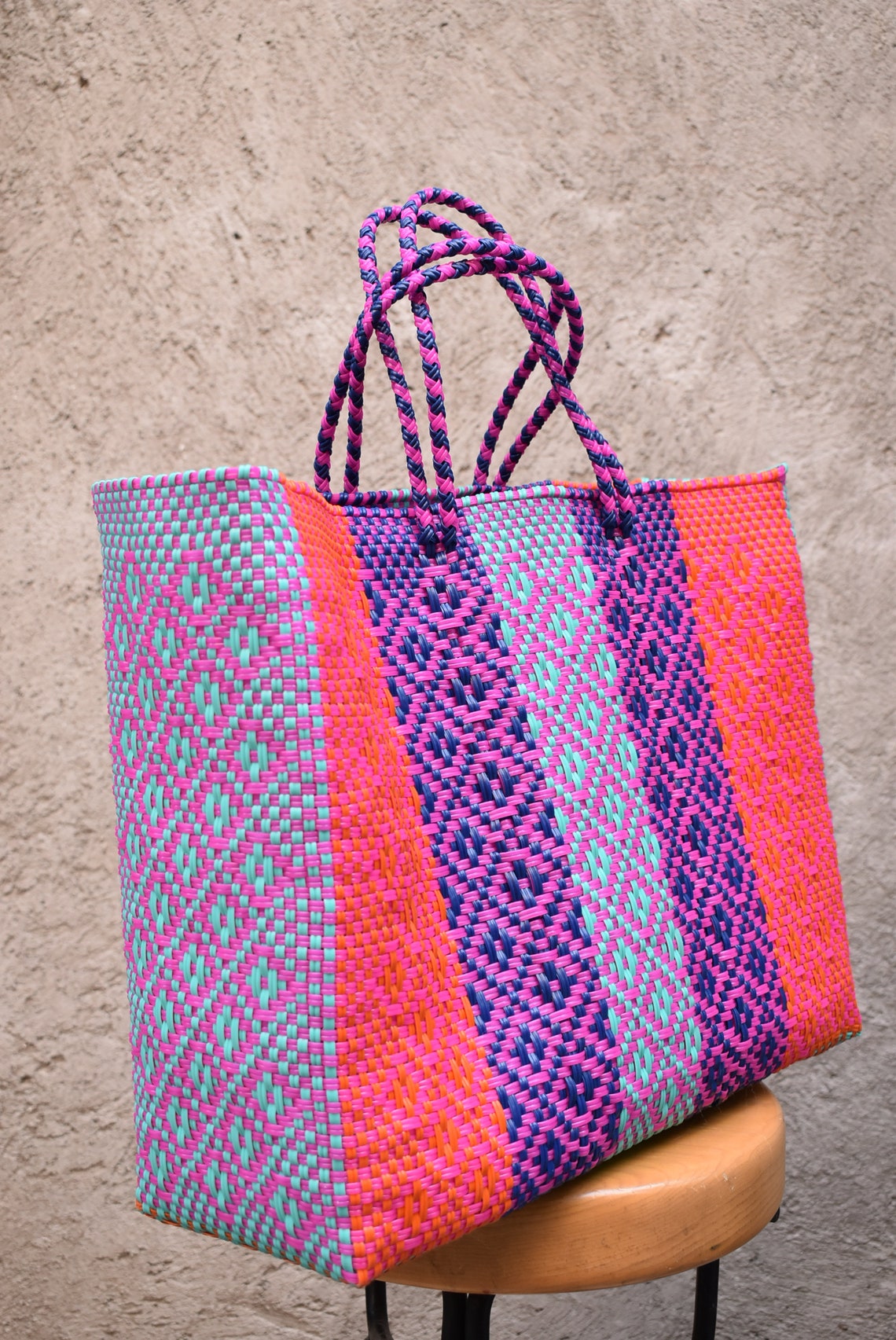 Handwoven handbags from Mexico. BIG BAG Handwoven bags made Etsy