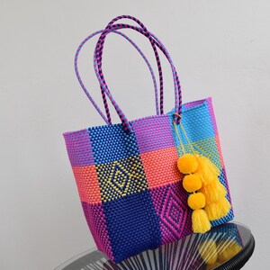 Borse artigianali dal Messico, BORSA media, intrecciata a mano