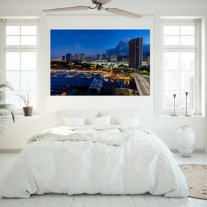 Honolulu Timelapse, Hawaii Photography, Wanderlust Decor, Oahu, Hawaii, Kakaako, Serenity, Home Decor, Wall Art, Hawaiian, Giclee Print image 6