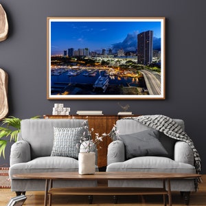 Honolulu Timelapse, Hawaii Photography, Wanderlust Decor, Oahu, Hawaii, Kakaako, Serenity, Home Decor, Wall Art, Hawaiian, Giclee Print image 10