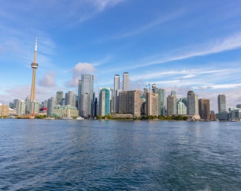 Downtown Toronto Skyline, Ontario Canada, Lake, Wanderlust Decor, Cityscape, Architecture, Photography, Print, Home Decor, Wall Art, Giclee