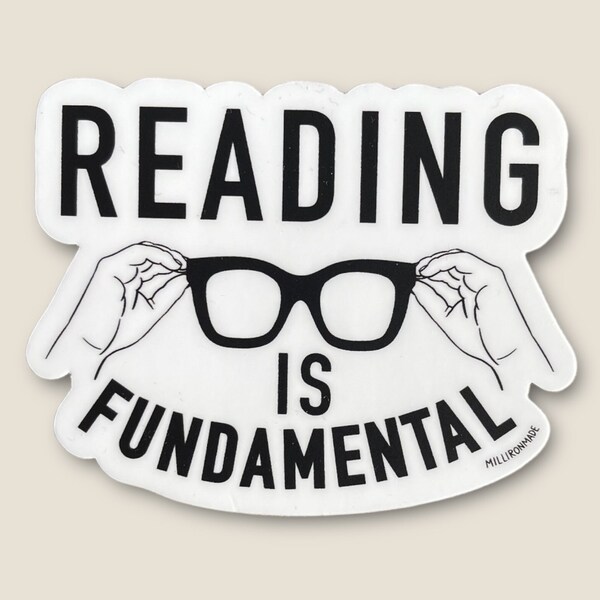 Reading Is Fundamental - Vinyl Sticker