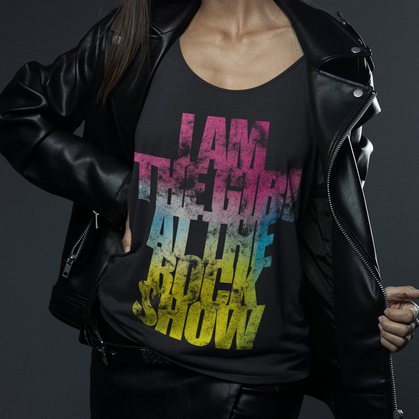 I Am The Girl At The Rock Show - Vintage Racerback Tank - Pop Punk Inspired Concert Top - 00s Band Nostalgia - Music Festival Wear