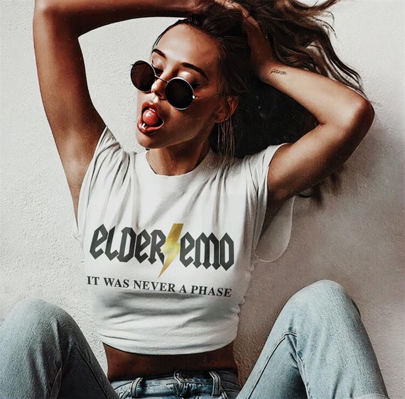 graphic tee crop tops